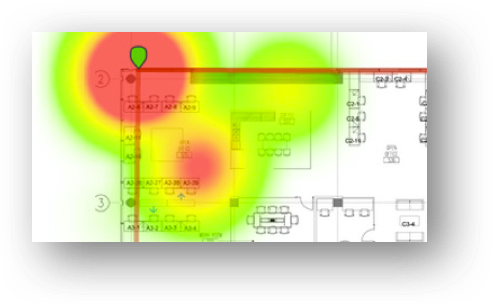 wifi lan network heatmap